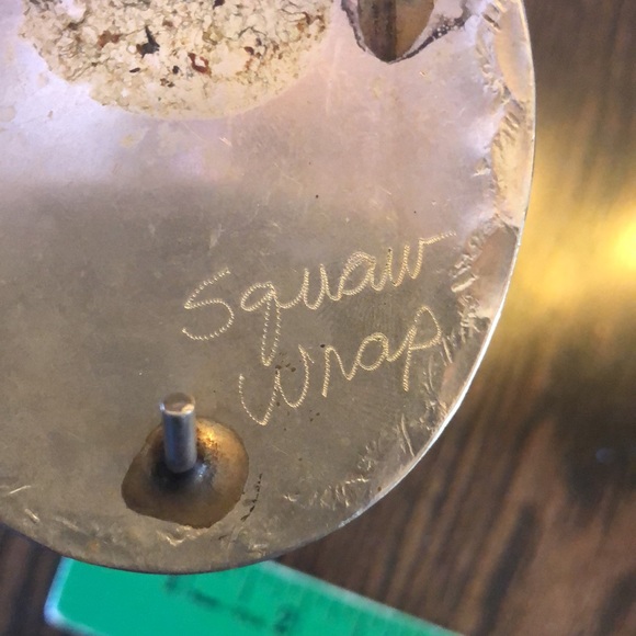 Vintage Squaw Wrap Belt Buckle - Picture 3 of 7
